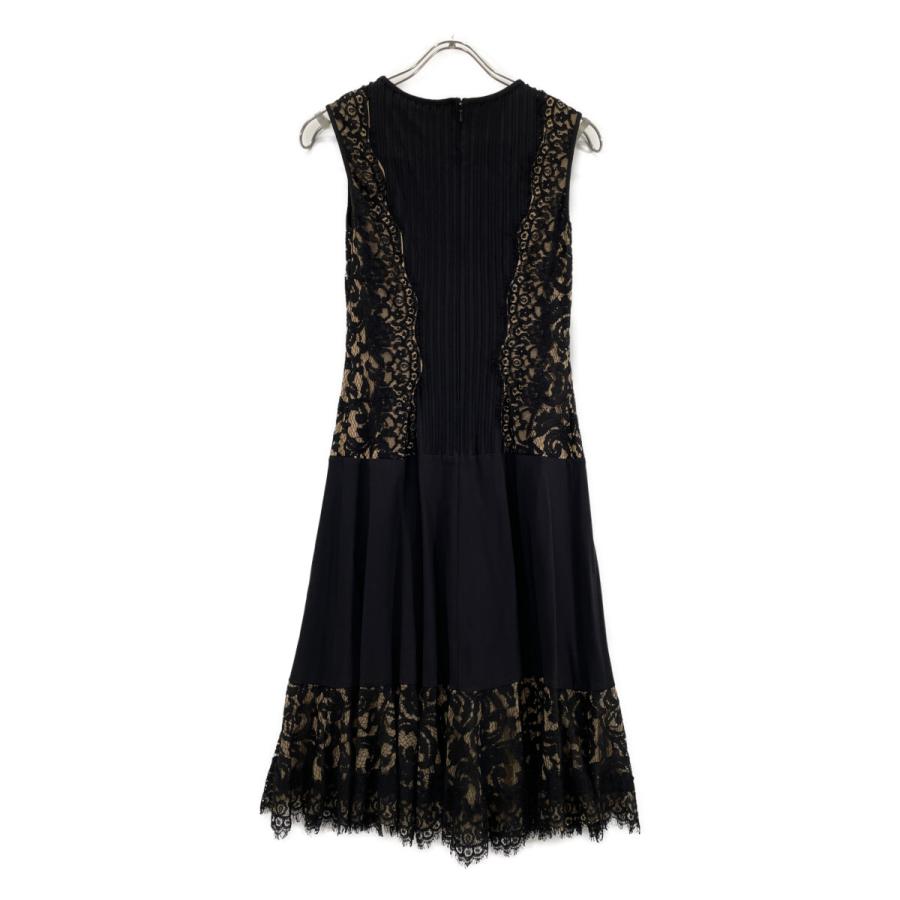 美品 タダシショージ レース切替Vネック キャップスリーブドレス 近年