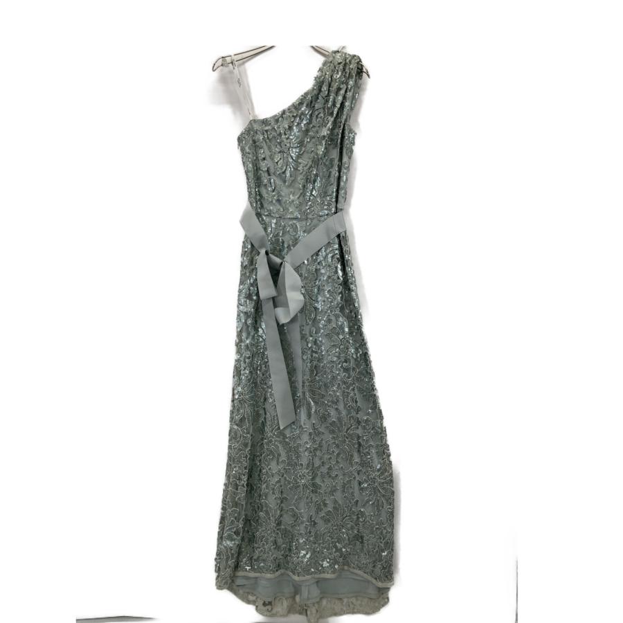 最終値下げ　タダシショージ スパンコール ロングドレス ワンピース 0 TADASHI SHOJI タダシショージ 3T216L スパンコール ワンショルダー