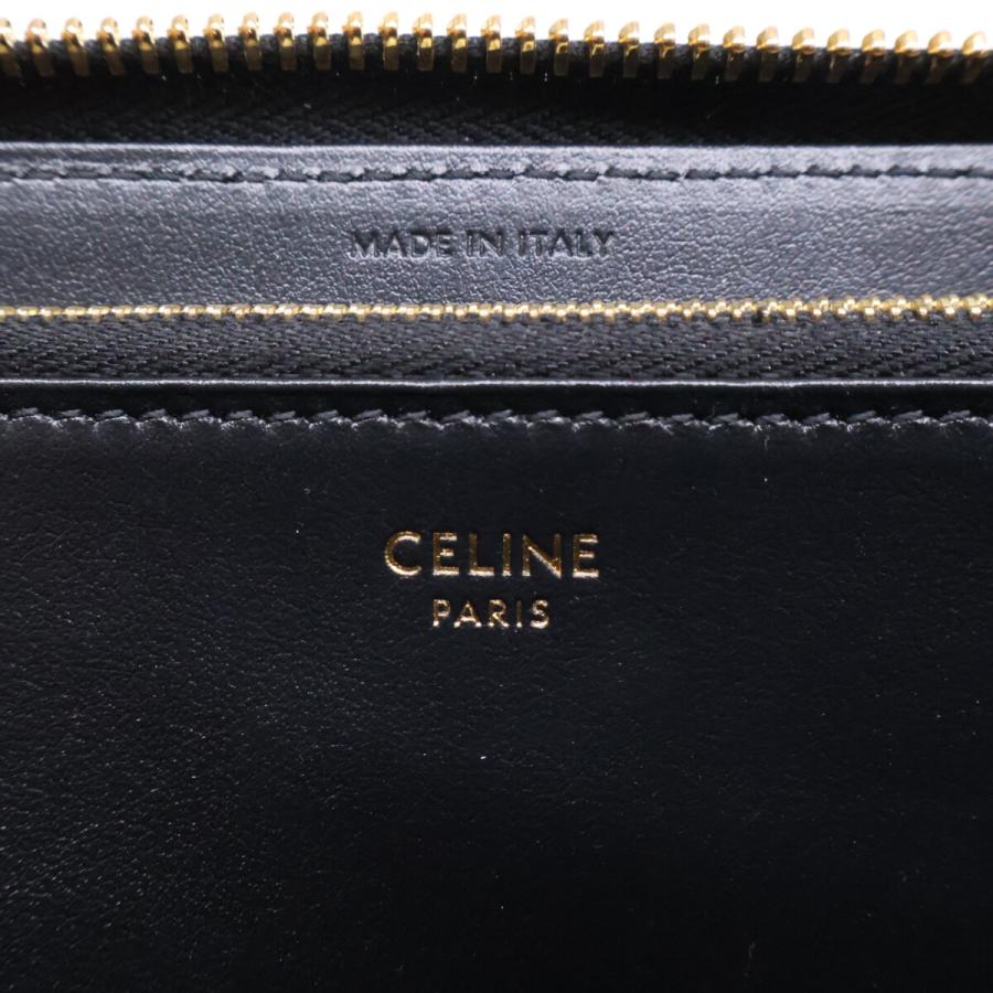 CELINE（セリーヌ） 美品 ラージ ジップウォレット / トリオンフ