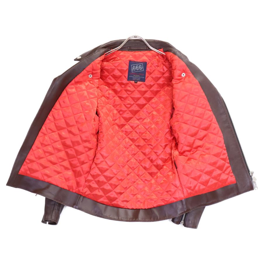 美品/ 666 666トリプルシックス LJM-1TF シープスキン サイドベルト