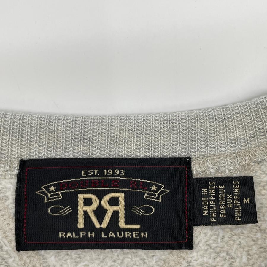 RRL ダブルアールエル ビッグロゴ 両Vガゼット 裏起毛クルーネック