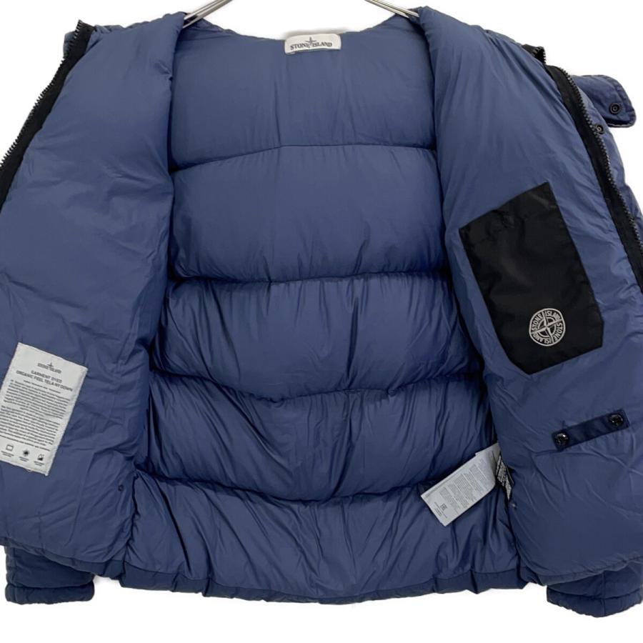 STONE ISLAND ストーンアイランド ネイビー 651546332-A FUR COLLAR DOWN グレー M ジャケット ナイロン メンズ 中古の画像