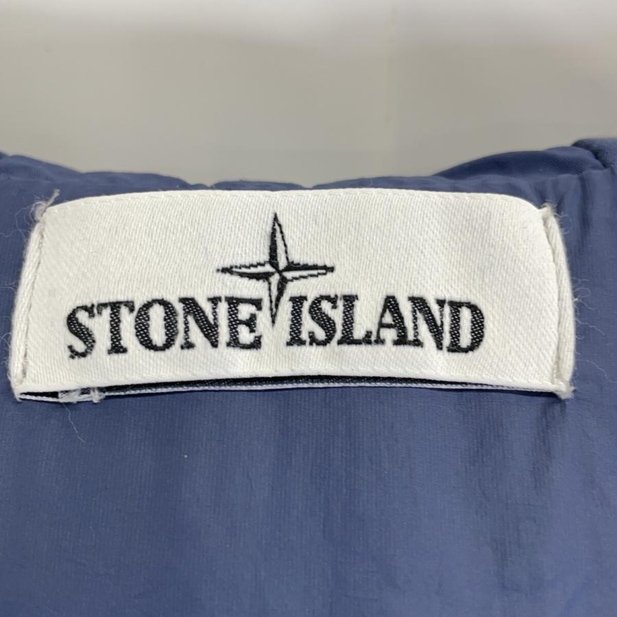 STONE ISLAND ストーンアイランド ネイビー 651546332-A FUR COLLAR DOWN グレー M ジャケット ナイロン メンズ 中古の画像
