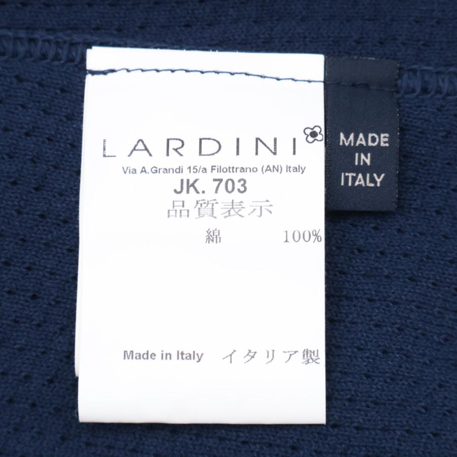 LARDINI（ラルディーニ） ネイビー JPLJM19 コットン ニットジャケット