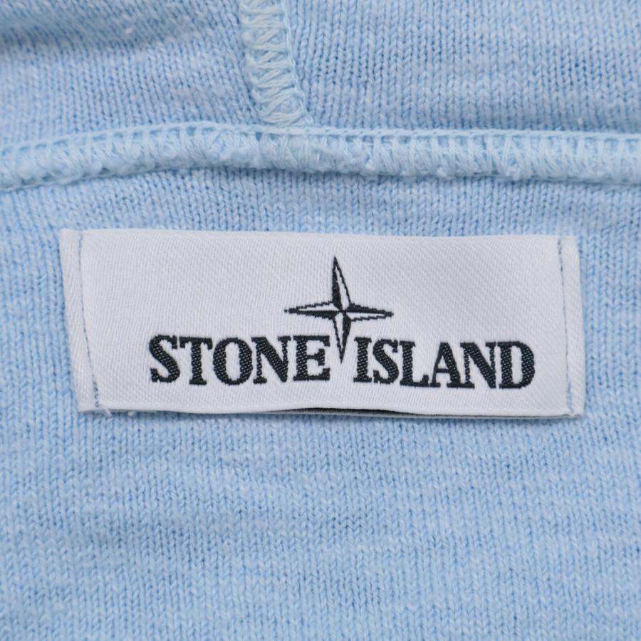 STONE ISLAND ストーンアイランド ライトブルー 6415538B0 コットン