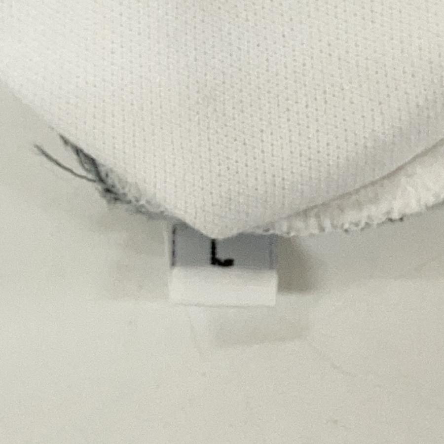 STONE ISLAND ストーンアイランド ホワイト ロゴパッチ 半袖ポロシャツ