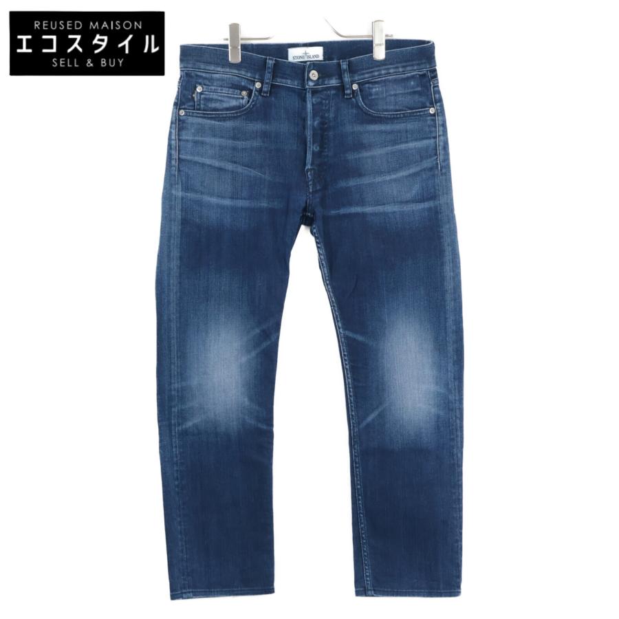 STONE  ストーンアイランド ボトムス 31 インディゴ メンズ STONE ISLAND ストーンアイランド インディゴ 6615J1BK4 5ポケット