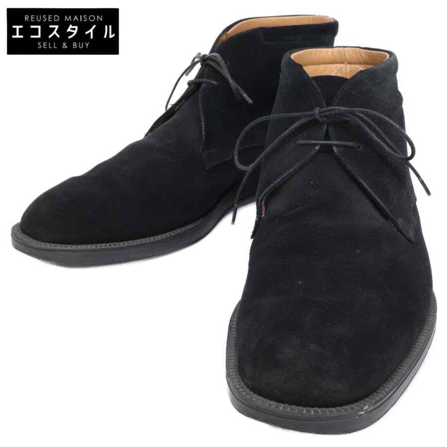 SALVATORE FERRAGAMO 　新品　黒スエード靴 Salvatore Ferragamo サルヴァトーレフェラガモ スエード チャッカ