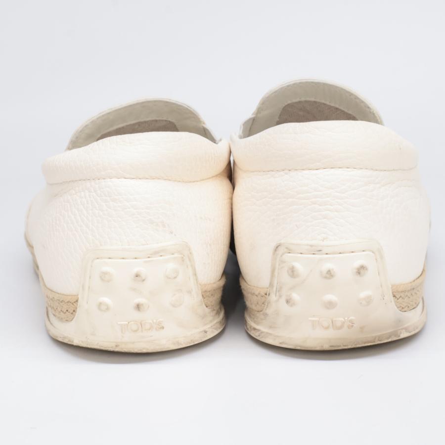 TOD'S トッズ レザー スリッポン/ シューズ 6 1/2 ホワイト メンズ