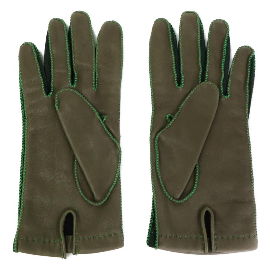 LOUIS VUITTON手袋 LOUIS VUITTON ルイヴィトン レザー グローブ M ダークブラウン メンズ