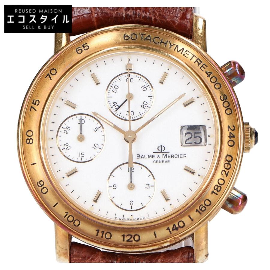 Baume＆Mercier ボーム＆メルシエ 18K 6104 018 ボーマティック クロノ