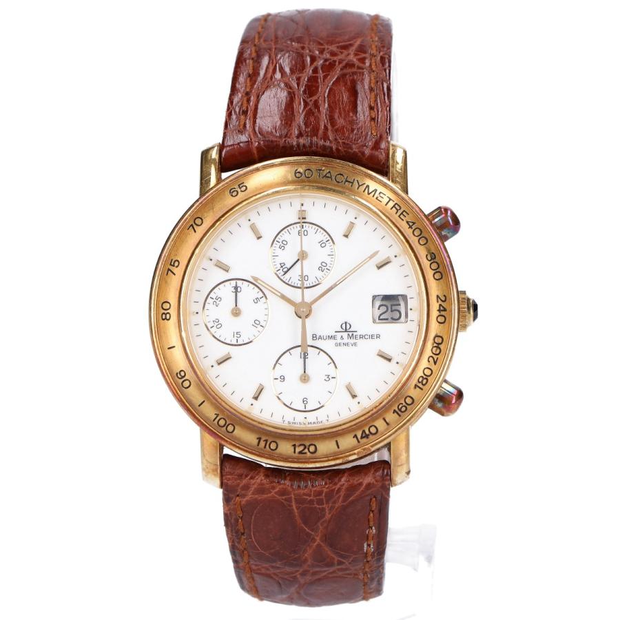 Baume＆Mercier ボーム＆メルシエ 18K 6104 018 ボーマティック クロノ