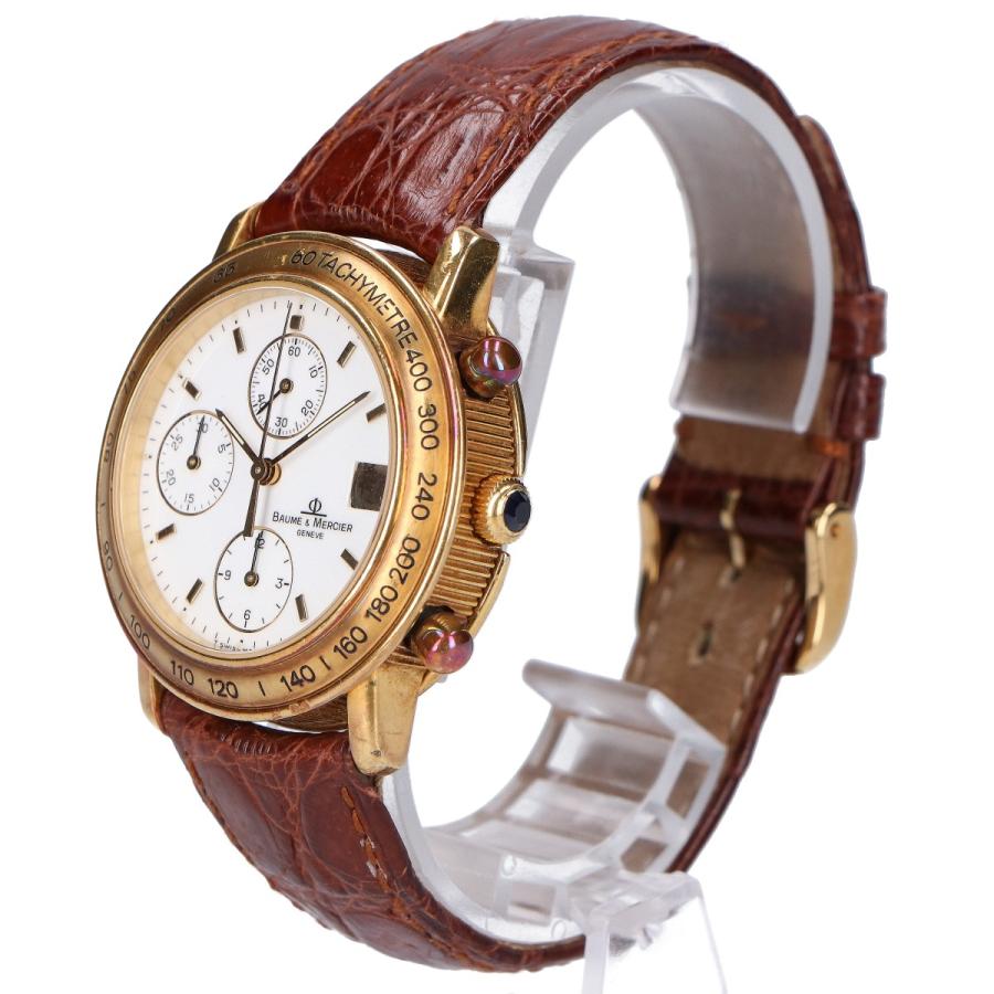 Baume＆Mercier ボーム＆メルシエ 18K 6104 018 ボーマティック クロノ