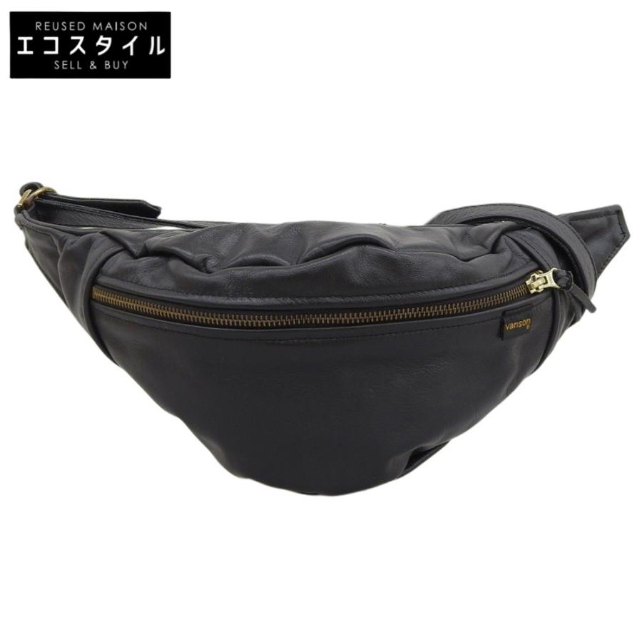 Vanson バンソン レザー　ボディバッグ VANSON（バンソン） 新品同様 9SBB ファニーパック スタンダード