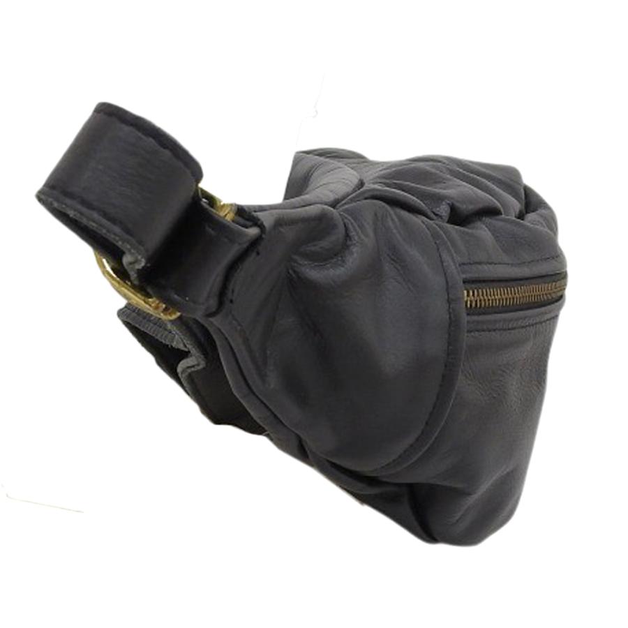 vanson バンソン レザー ボディバッグ 黒 VANSON（バンソン） 新品同様 9SBB ファニーパック スタンダード