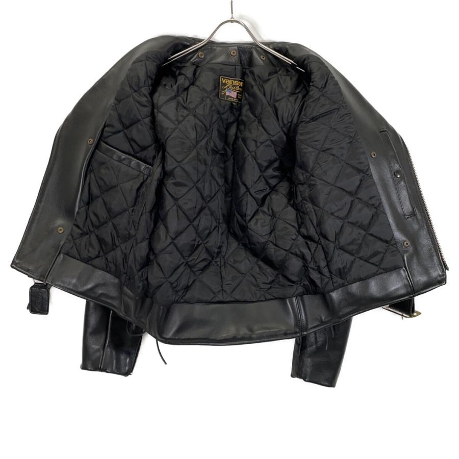 中古　バンソン　ライダースジャケット バンソン ライダースジャケット ボアカラー メンズ SIZE 38 VANSON