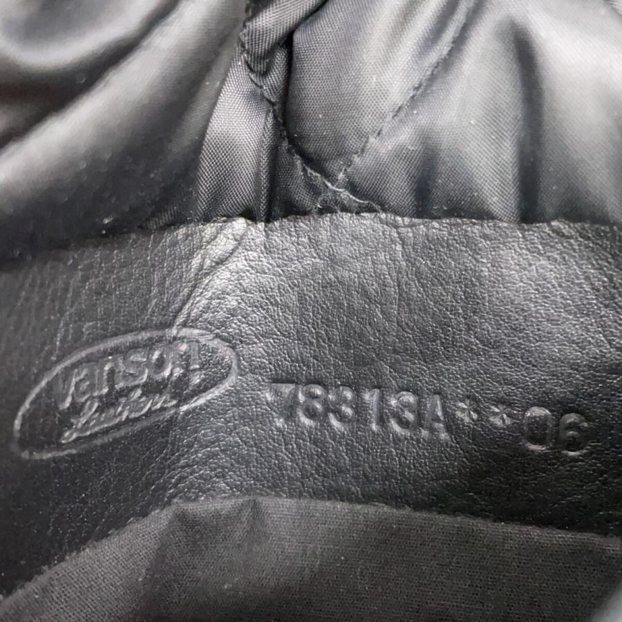 VANSON（バンソン） タイプE ブラック カウハイド ダブルライダース