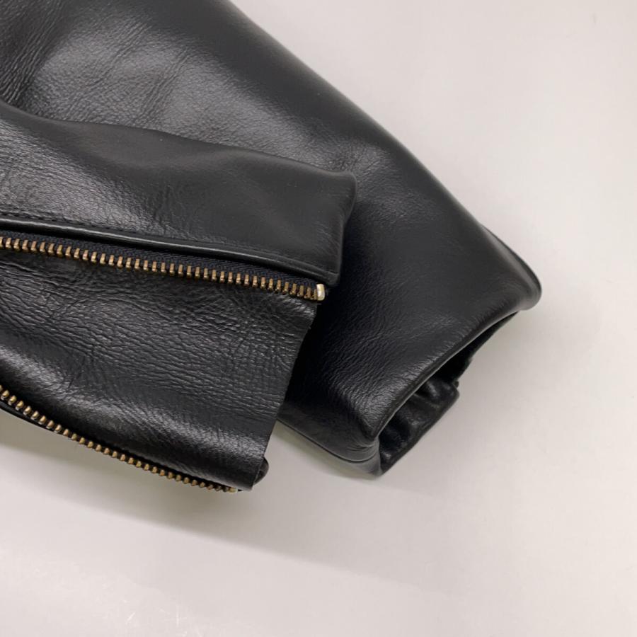 VANSON（バンソン） タイプE ブラック カウハイド ダブルライダース