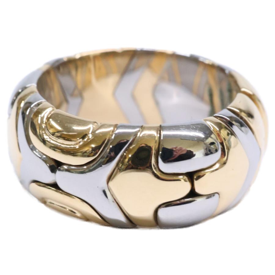BVLGARI（ブルガリ） 750 x SS アルベアーレ リング 指輪 イエロー