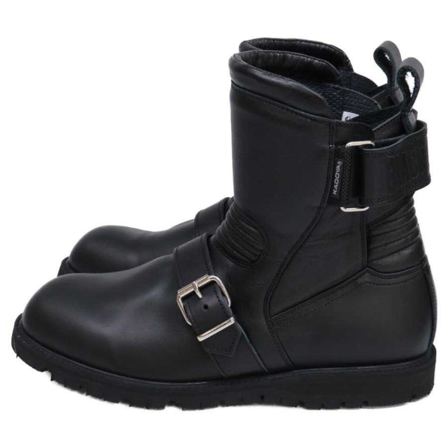 KADOYA カドヤ 4313 ブラックアンクル エンジニアブーツ シューズ 27