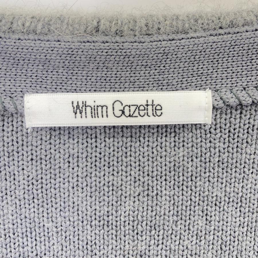 Whim Gazette ウィムガゼット WGZ1042207A00004 グレー セッケツニット