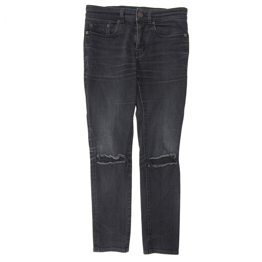 SAINT LAURENT サンローランパリ クラッシュスキニーデニム ボトムス 