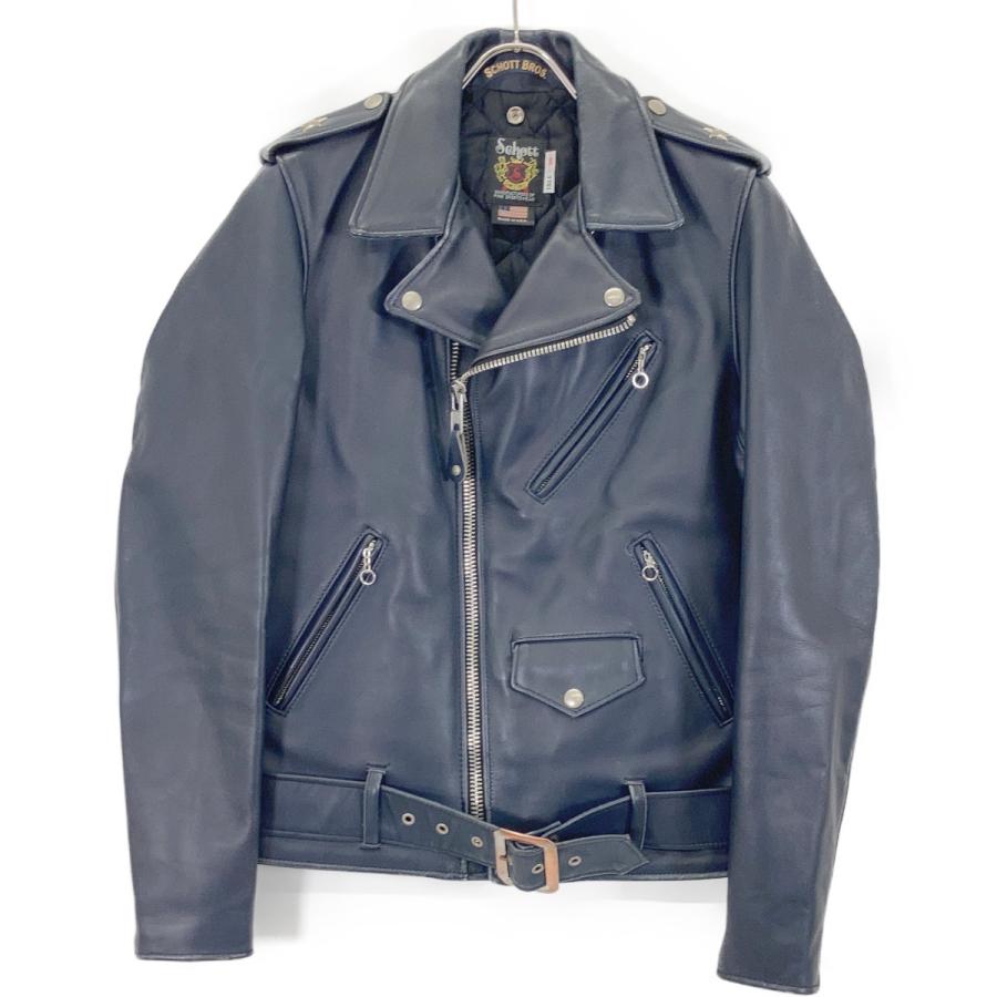 Schott N.Y.C（ショット） SCHOTT 613UST ネイビー ワンスター ダブル