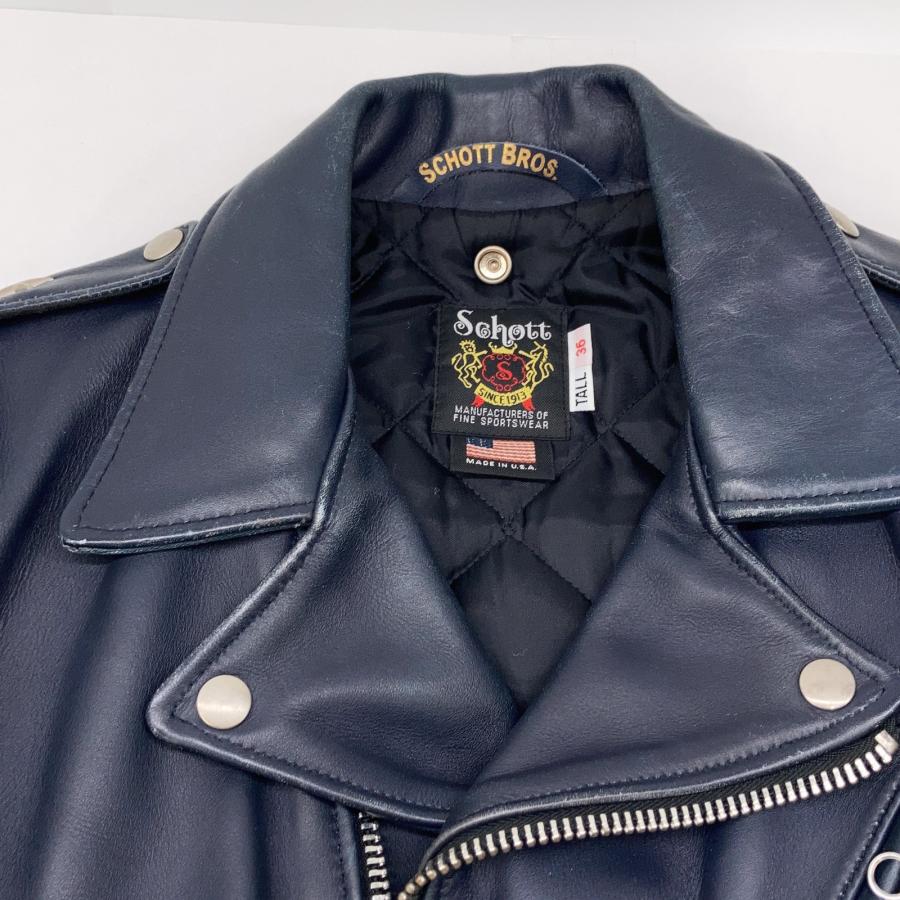 Schott N.Y.C（ショット） SCHOTT 613UST ネイビー ワンスター ダブル