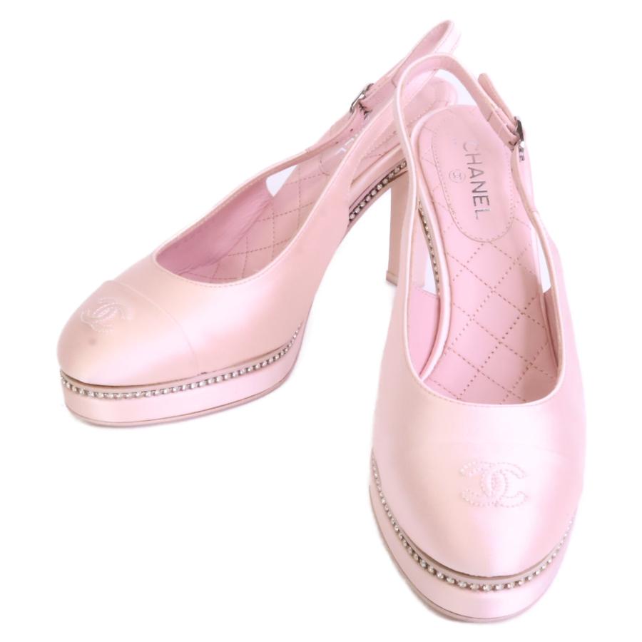 CHANEL（シャネル） 美品 23S B40062 サテン ココマーク スリング