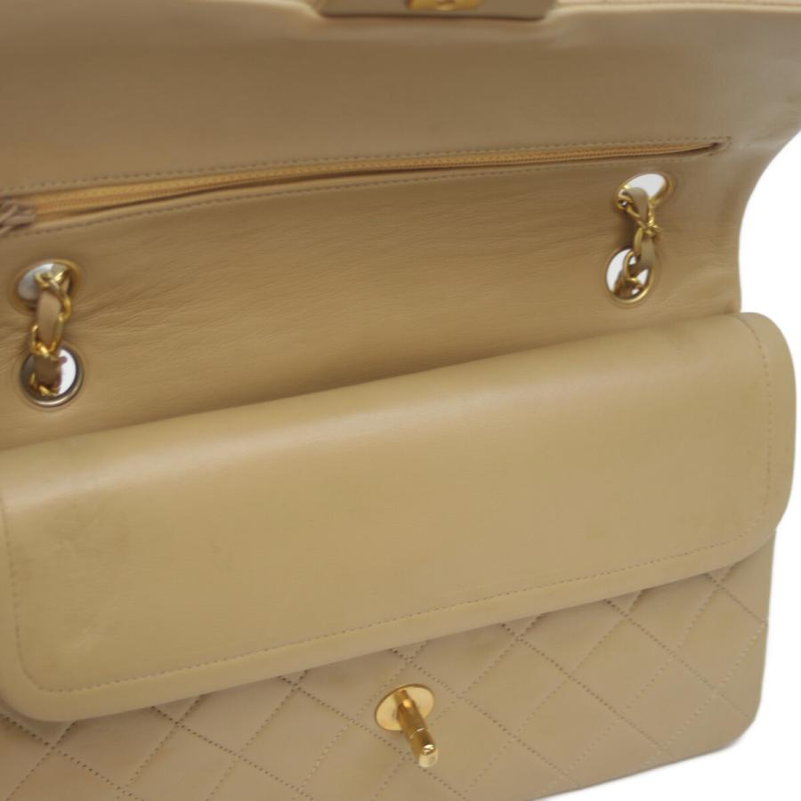 美品 本革 手袋 CHANEL シャネル ラムスキン ベージュ 101793577-1.jpg
