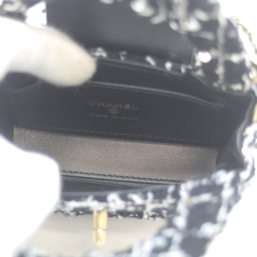 CHANEL（シャネル） 24AW ブラック AP3435 ツイード×スパンコール ミニ