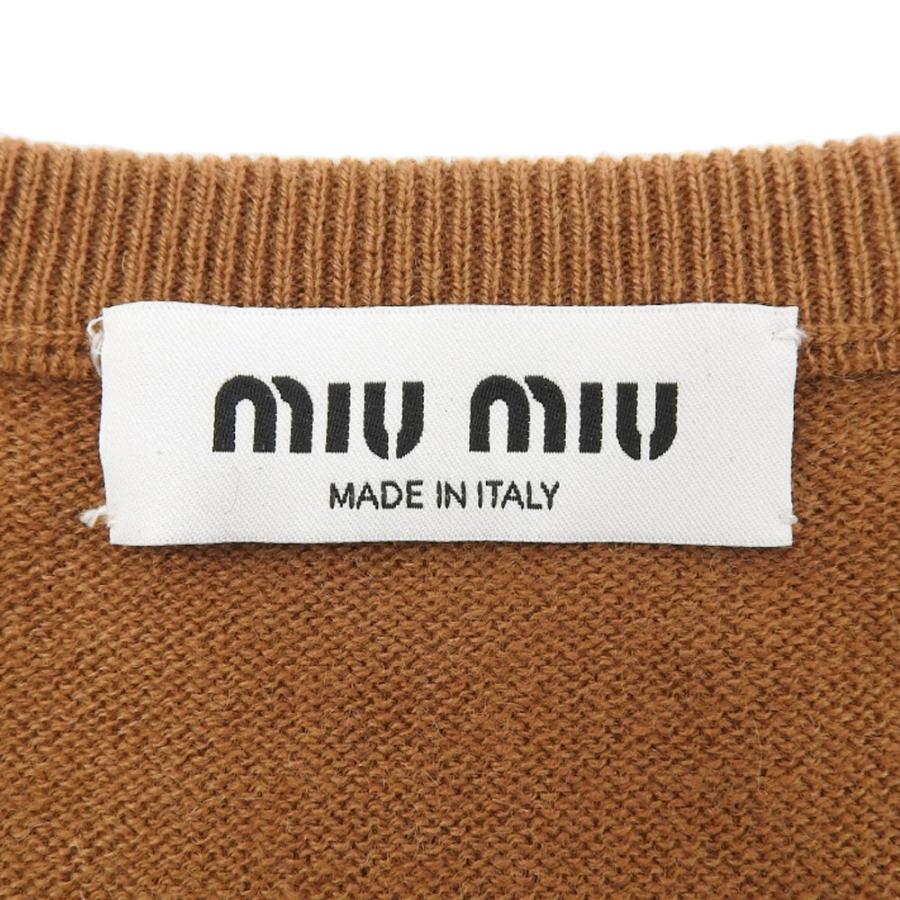 miu miu（ミュウミュウ） 美品 カシミヤ ニット ベスト レディース
