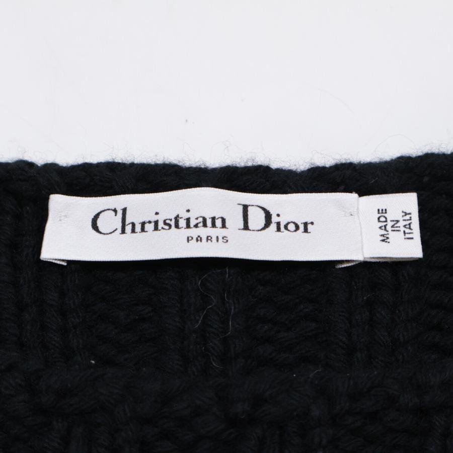 トップス Christian Dior wool knit sweater black 中古・古着通販】Christian Dior (クリスチャン ディオール) カシミヤ