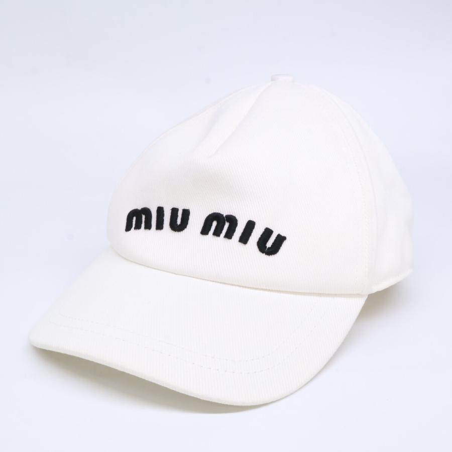 miu miu（ミュウミュウ） /国内正規 23年製 5HC179 2DXI ロゴ刺繍