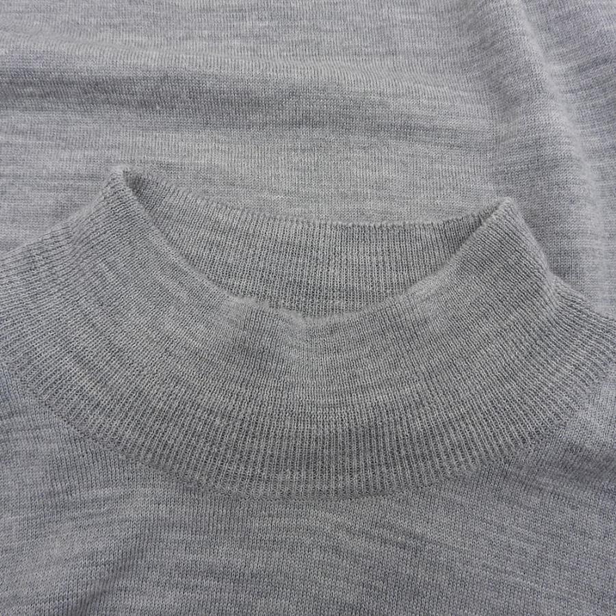 JOHN SMEDLEY ジョンスメドレー 30G ウール モックネック ニット