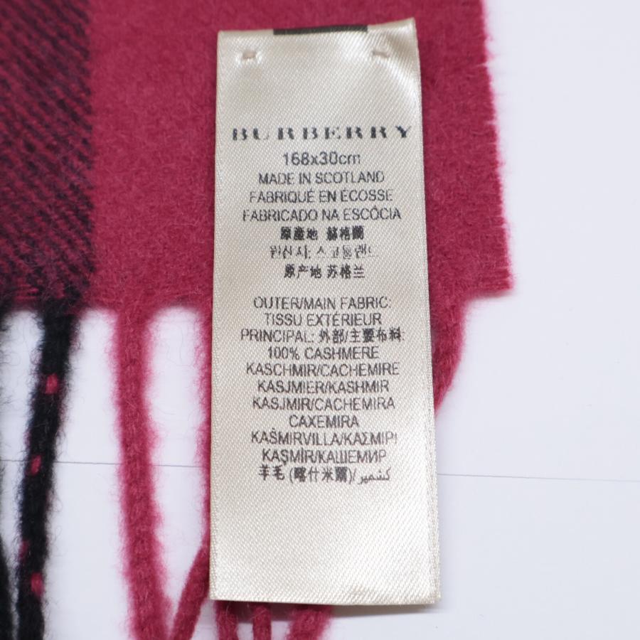 BURBERRY（バーバリー） 3895093/66L ヴィンテージチェック カシミヤ