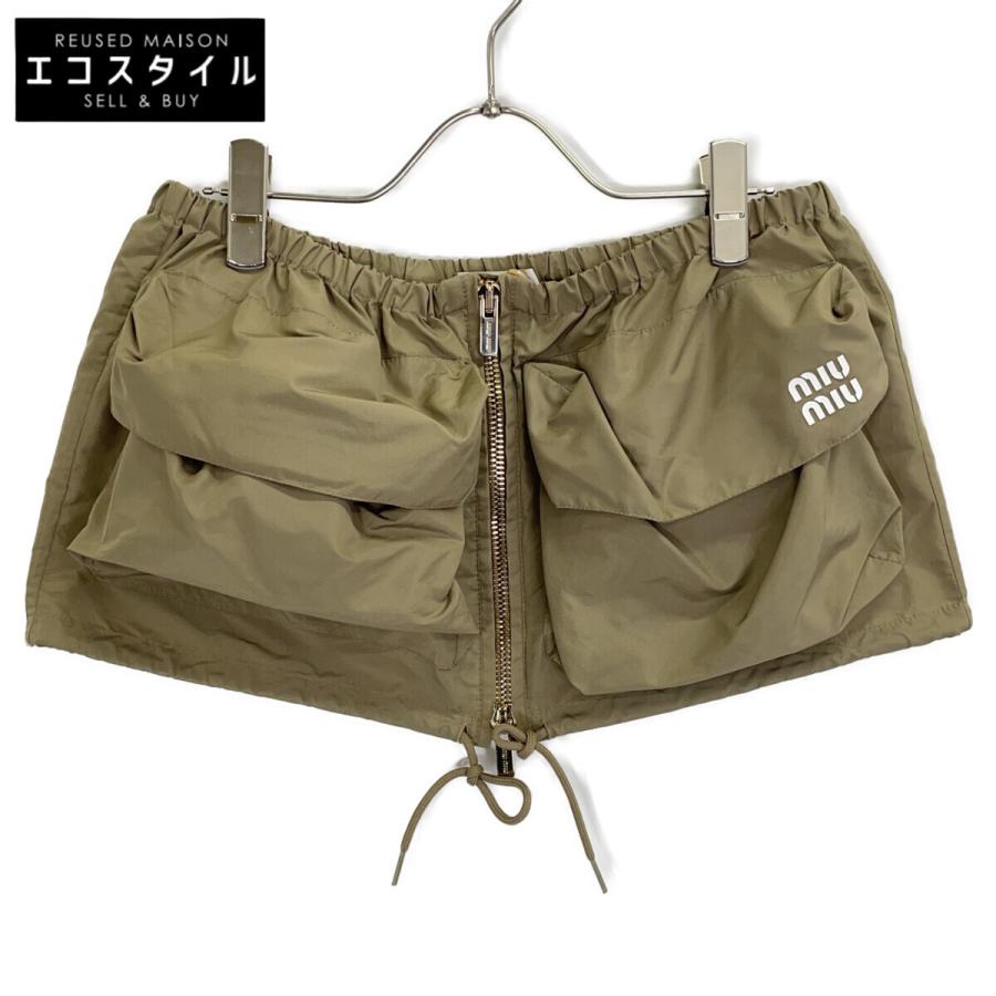 miu miu（ミュウミュウ） ロゴ ドローストリングテクニカル