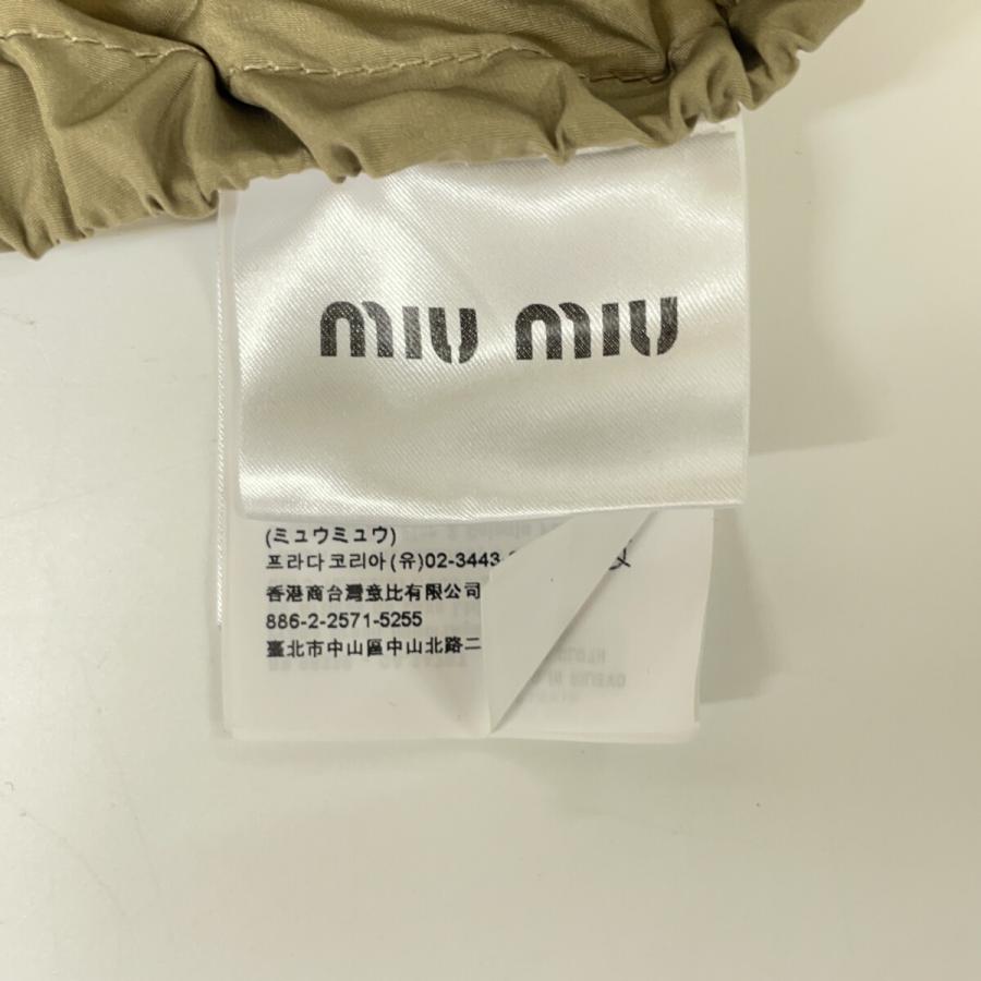 miu miu（ミュウミュウ） ロゴ ドローストリングテクニカル