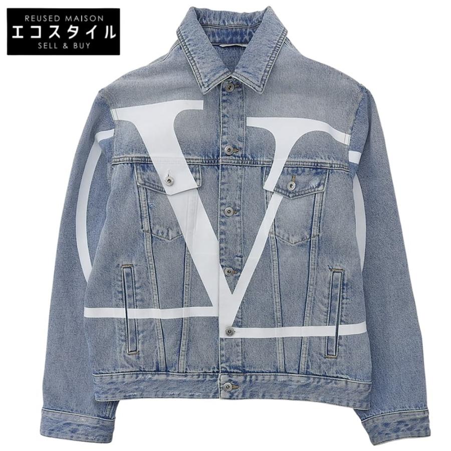 VALENTINO ヴァレンティノ Vロゴ オーバーサイズ デニムジャケット