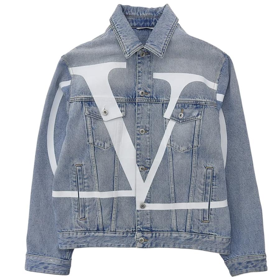 VALENTINO ヴァレンティノ Vロゴ オーバーサイズ デニムジャケット