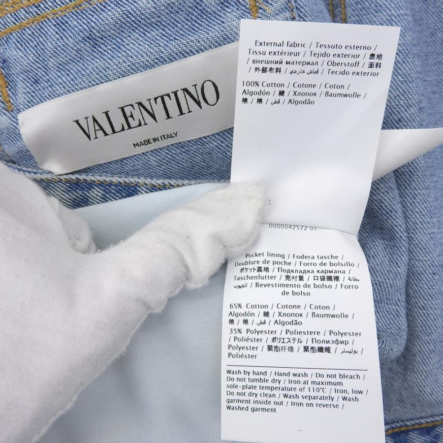 VALENTINO ヴァレンティノ Vロゴ オーバーサイズ デニムジャケット