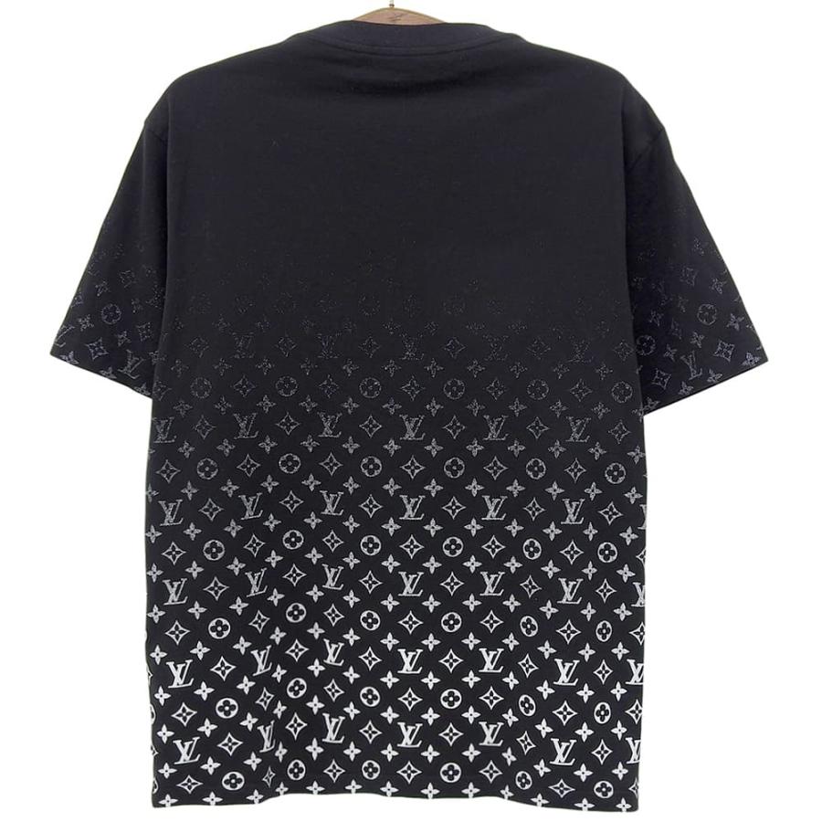 未使用✨ルイヴィトン モノグラム ラバープリント Tシャツ 黒 M 美品 LOUIS VUITTON ルイヴィトン モノグラム グラディエント Tシャツ