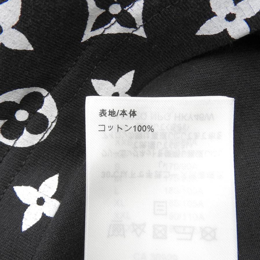 美品 ルイヴィトン Ｔシャツ 水玉 モノグラム ホワイト ブラック XS LOUIS VUITTON】【モノグラム】【イタリア製】【トップス】ルイ