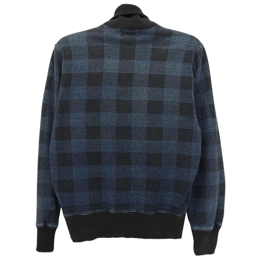 美品 RRL ダブルアールエル コットン チェック柄 ジップジャケット