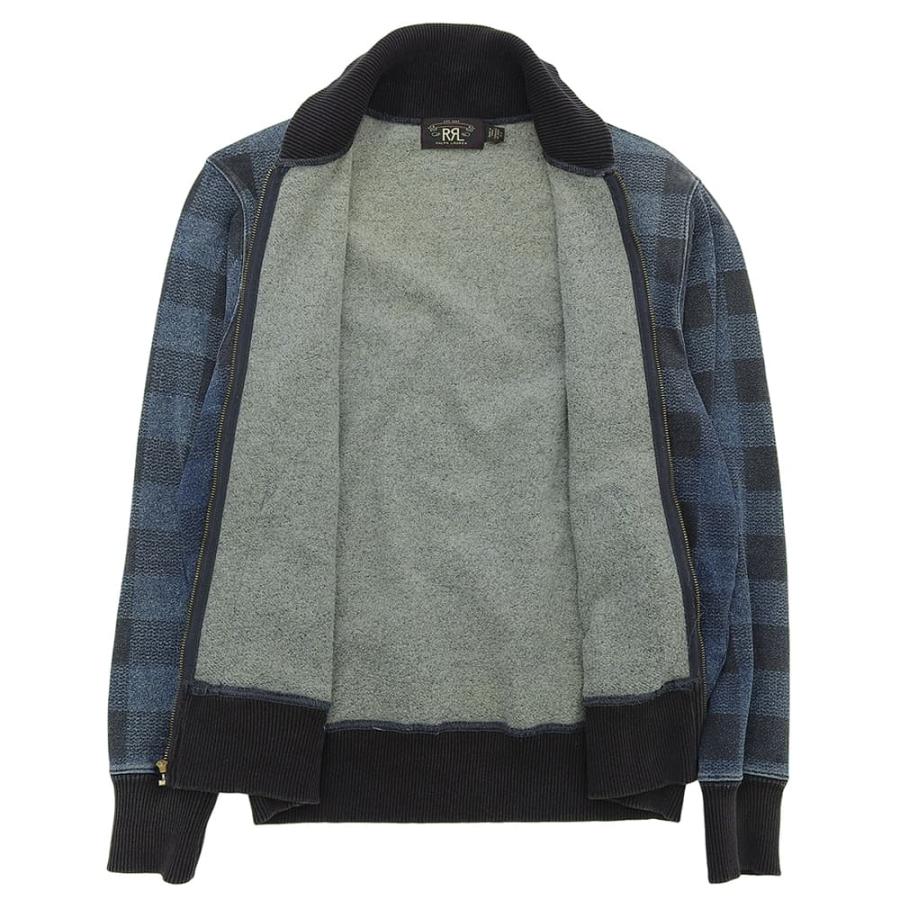 美品 RRL ダブルアールエル コットン チェック柄 ジップジャケット