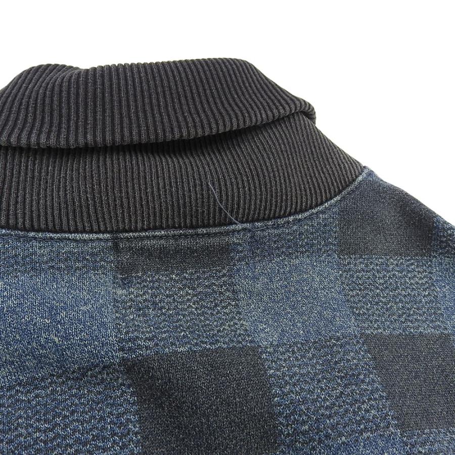 美品 RRL ダブルアールエル コットン チェック柄 ジップジャケット