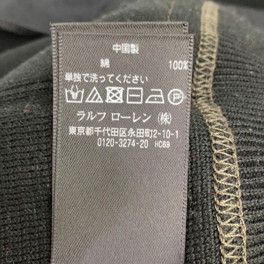 RRL ダブルアールエル 782637892001 COTTON BASEBALL JACKET ブラック