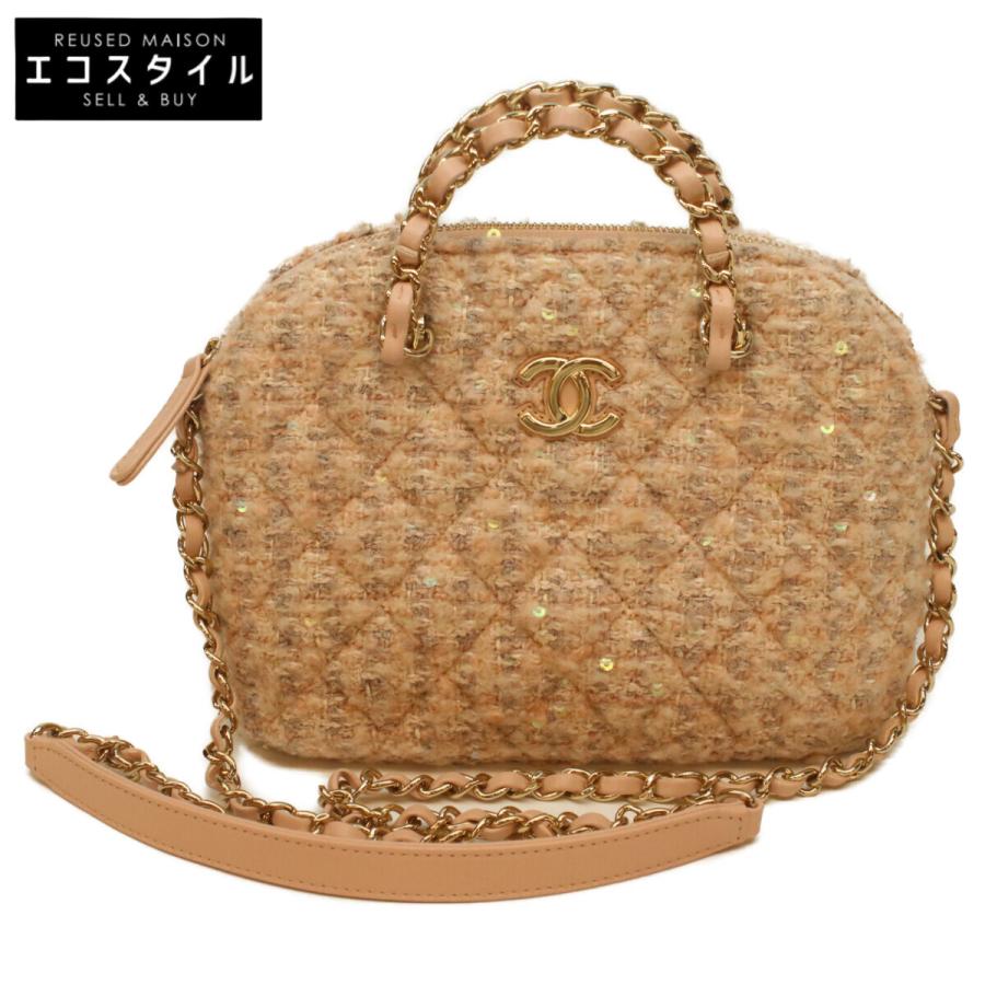 CHANEL ストーン装飾 ショルダーバッグ ラインストーン CHANEL