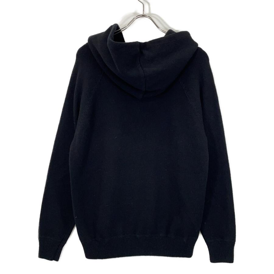 BAFY バフィー ブラック ウール ジップアップ ニットパーカー 48