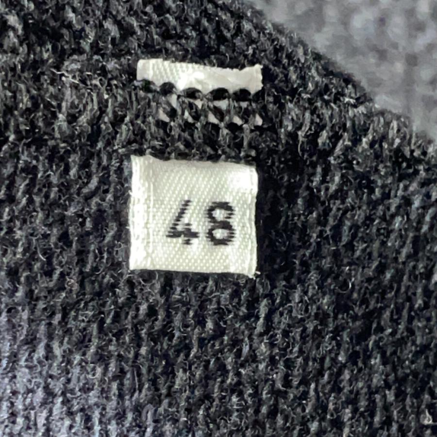 BAFY バフィー ブラック ウール ジップアップ ニットパーカー 48